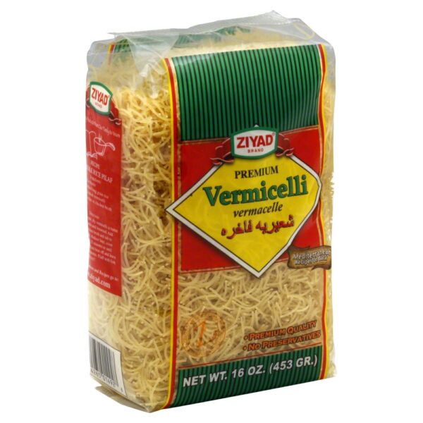 Ziyad Vermicelli Pasta, 16 Ounce , Pack of 2