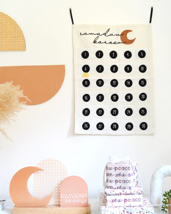 Embroidered Ramadan Pocket Advent Calendar